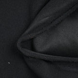 Jersey de polyester envers polaire noir