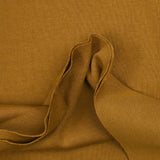 Heavy golden brown tubular ribbed jersey