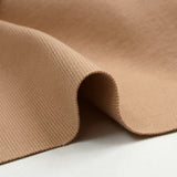 Beige heavy tubular ribbed jersey