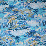 Cotton liberty ® Coastal Landscape blue per meter