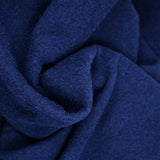 Terciopelo de lana de pelo medio azul real