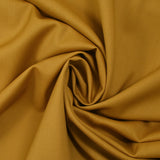 100% wool Super 110's mustard tailoring fabric