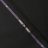 100% wool Super 110's black tailoring fabric