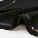 100% wool Super 110's black tailoring fabric