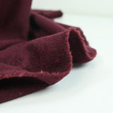 Velours de laine mélangée bordeaux