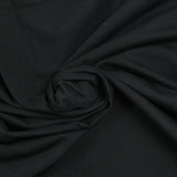 Jersey de coton fin noir charbon