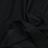 Jersey de coton fin noir charbon
