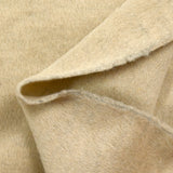 Velours de laine à poils mi-longs beige clair