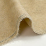 Velours de laine à poils mi-longs beige clair