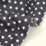 Star printed cotton 1cm gray