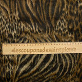 Fausse fourrure laine mélangée Mady sauvage marron