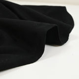 Jersey de coton fin noir charbon