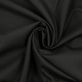 Deep black 100% wool tailoring fabric