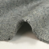 Tweed de laine gris et bleu pâle