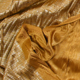 Fine knit with gold disco party print