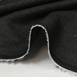Chambray de polialgodón negro