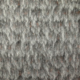 Laine peignée orange, noir et blanc