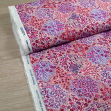 Liberty ® cotton Aspley Tile pink by the meter