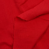 Red cotton gauze