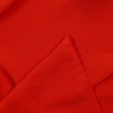 Currant red polyester crepe de chine
