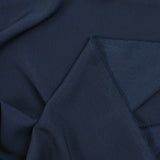 Crêpe de chine polyester bleu nuit