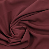 Garnet red polyester crepe de chine