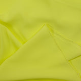 Crepé de China de poliéster amarillo sol