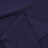 Crepé de China de poliéster azul marino