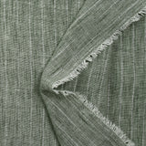 Chambray stripe Lurex Manon khaki background