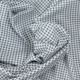 Cotton navy capsule print with white background
