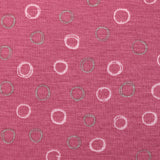 Sweat envers doudou pluie de bulles fond rose