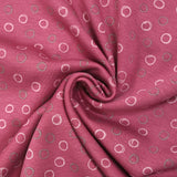 Sweat envers doudou pluie de bulles fond rose