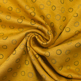 Sweat envers doudou pluie de bulles fond jaune