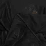 Jersey fino negro iridiscente con efecto cobre