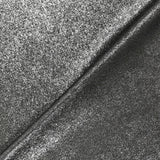Jersey fin irisé platine fond charbon