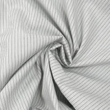 Mario black and gray striped woven-dyed cotton with white background