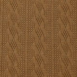 Maille tricot torsade Léonie camel