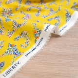 Liberty ® cotton Leontyne Love Emma and Georgina yellow by the meter