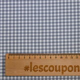 Popeline polycoton jacquard Aylan gris