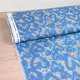Liberty ® cotton Leontyne Love Emma and Georgina blue by the meter