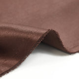 Brown heavy satin crepe
