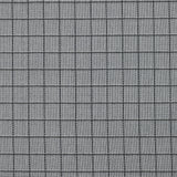 Woven-dyed polycotton poplin with Emilien check, gray background