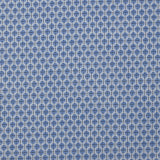 Félix blue jacquard polycotton poplin