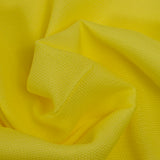 Yellow fancy viscose pique