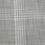 Polycotton poplin woven-dyed check Rémi gray background