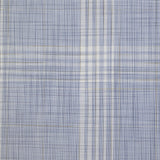 Woven-dyed polycotton poplin with Rémi blue background checks