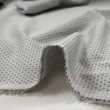 Polycotton poplin jacquard Félix gray