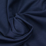 Midnight blue cotton polo knit