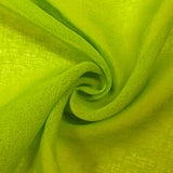 Lime plain polyester gauze