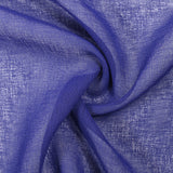 Plain royal blue polyester gauze
